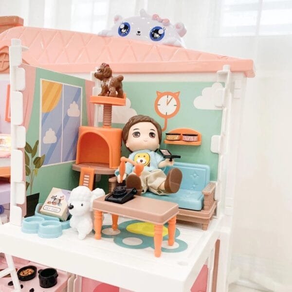 Doll House บ้านตุ๊กตาของเล่นชุดใหญ่ - Image 4