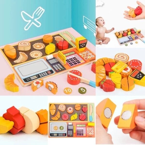 ของเล่นไม้เซ็ตบาร์บีคิว - Image 3
