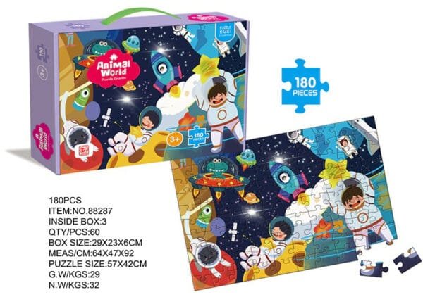 จิ๊กซอว์ชิ้นใหญ่ 180 ชิ้น ชุดผจญภัยในอวกาศ - Image 3
