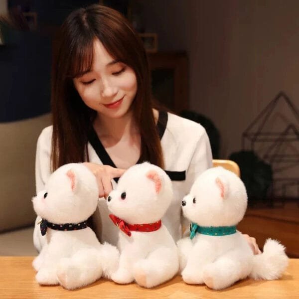 ตุ๊กตาสุนัขพุดเดิ้ลน่ารักขนนุ่มเซ็ต 3 สี - Image 3