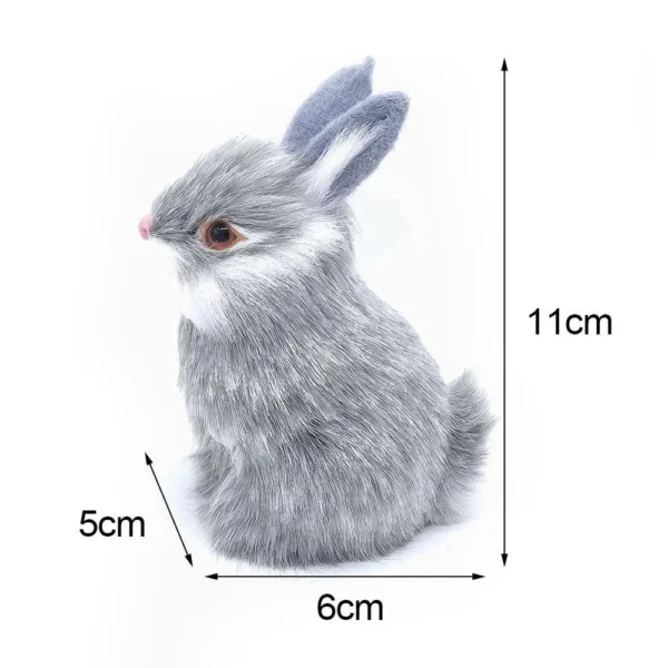 ตุ๊กตากระต่ายขนฟู ขนาดเล็ก - Image 3
