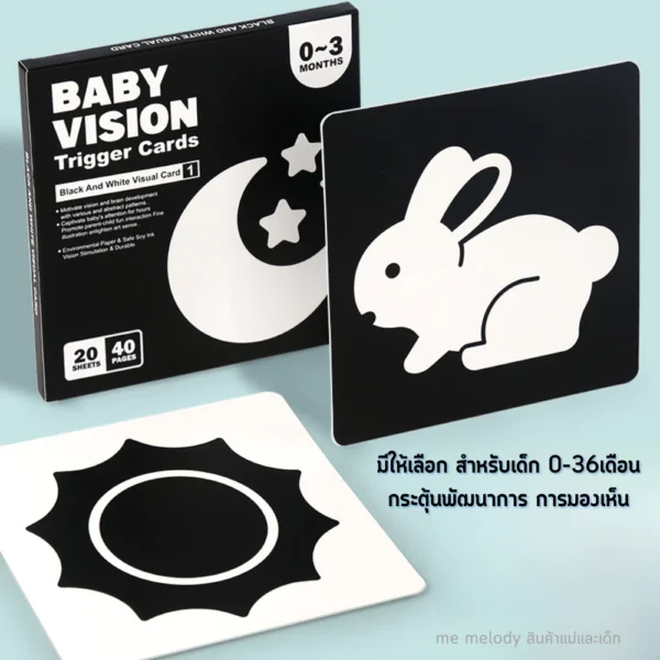 ของเล่นเด็กทารก flashcard